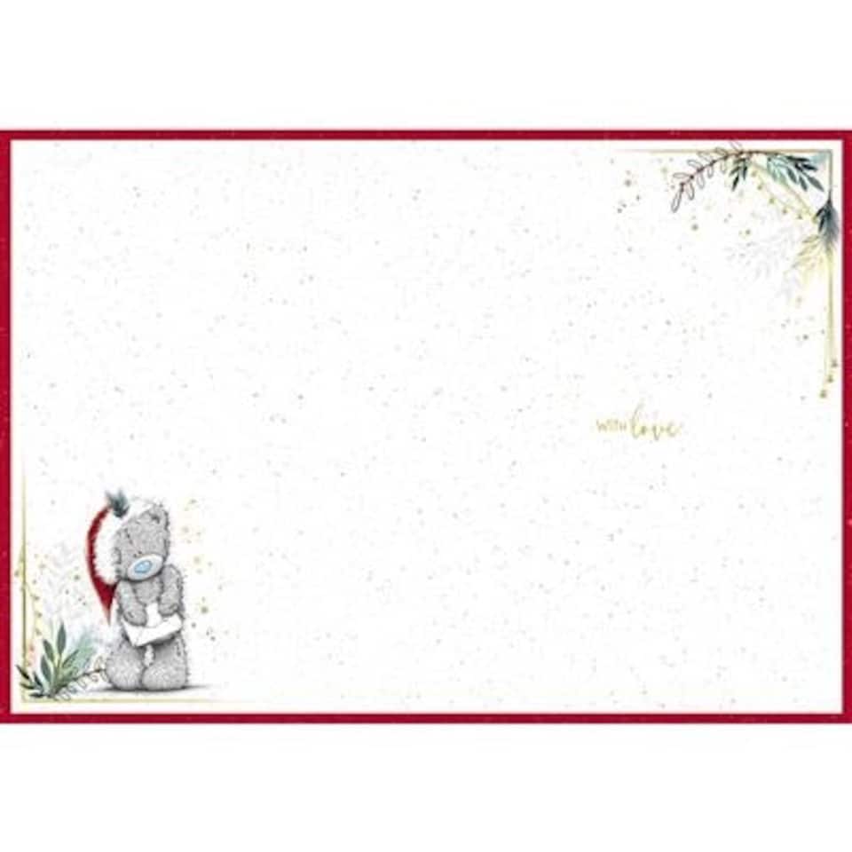 image 1 of Bear With Sign Post Open Christmas Card