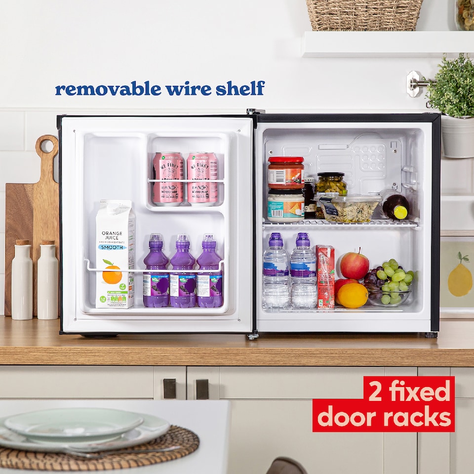 image 1 of Russell Hobbs RHTTLF2E1B 40L Larder Mini Fridge Black
