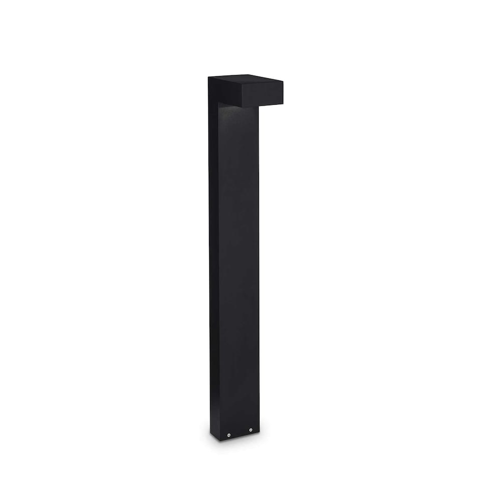 Sirio 2 Light Outdoor Tall Bollard Black IP44, G9