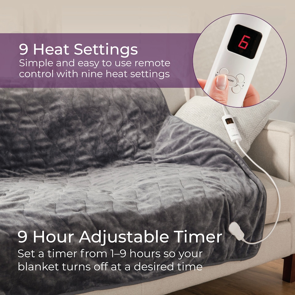 image 1 of Carmen Fleece Electric Over Blanket