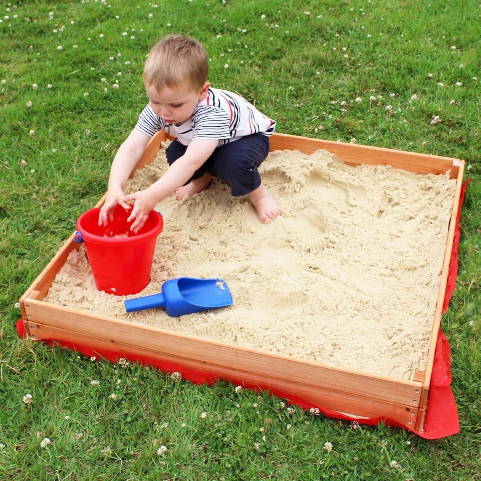 Actiasgear – Wooden Sand Pit/Ball Pit for Kids | 90 x 90 x 12cm ...