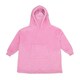 image 1 of Brand Lab Childrens/Kids Cushioned Hoodie Blanket - Pink - 2-4 Years