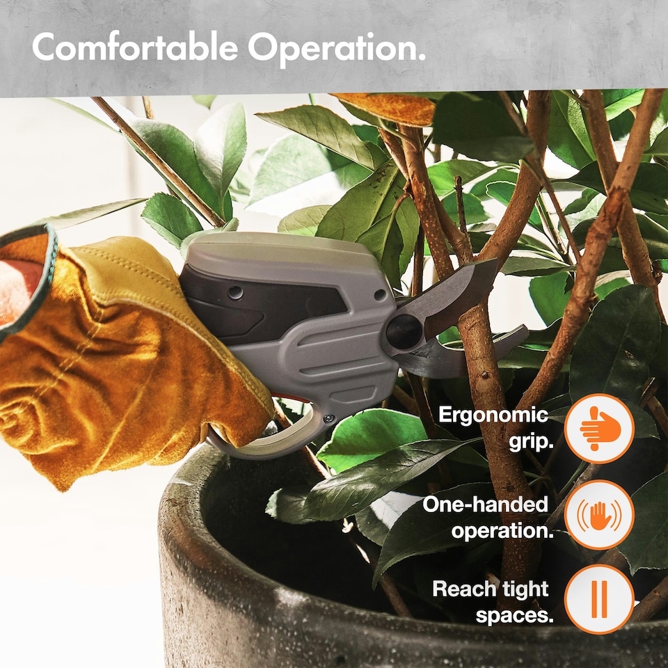 image 1 of VonHaus Cordless Garden Secateurs for Pruning