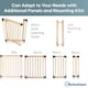 image 5 of Bettacare Wooden Multi Panel Flexible Pet Barrier, Natural Wood, up to 176cm Wide, Dog Barrier for Pets Dogs and Puppy Cream | Natural
