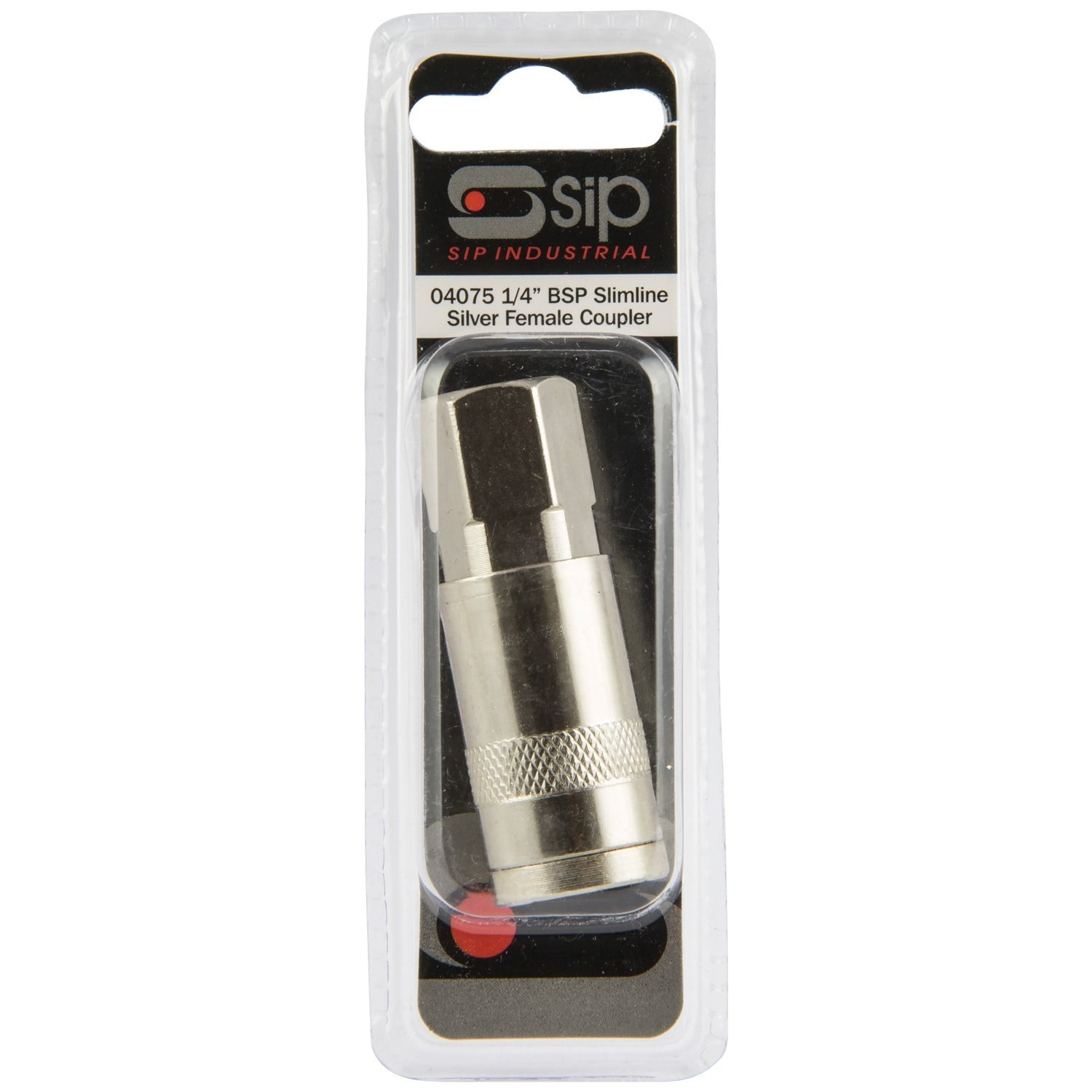 Sip Sip 1/4" Slimline Silver Female Coupler Pack