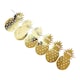 image 3 of Creative Party Twine Pineapple Banner - Gold - One Size
