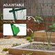 image 5 of Outsunny Garden Cucumber Trellis for Climbing Plants, A-Frame Trellis Plant Support with Climbing Net, DIY Adjustable Cucumber Support Frame for Raised Bed, Vegetables, Flowers, Fruit, Green