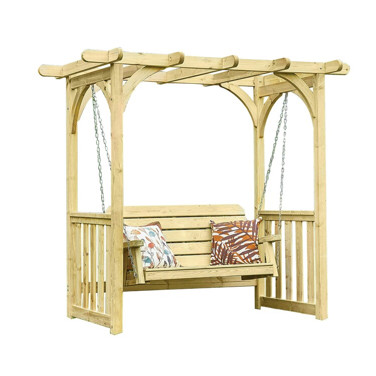 Woodshaw Appleton Swing Arbour Fsc Wood Heavy Duty