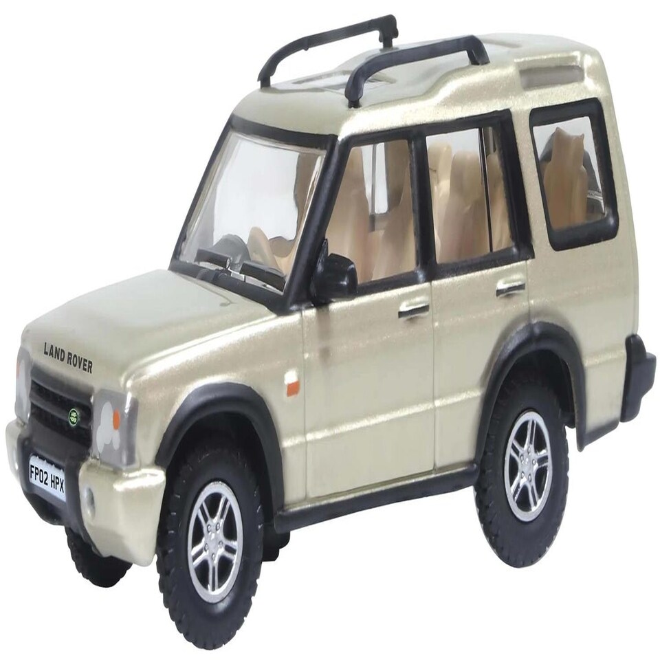 Oxford Diecast Land Rover Discovery 2 White Gold