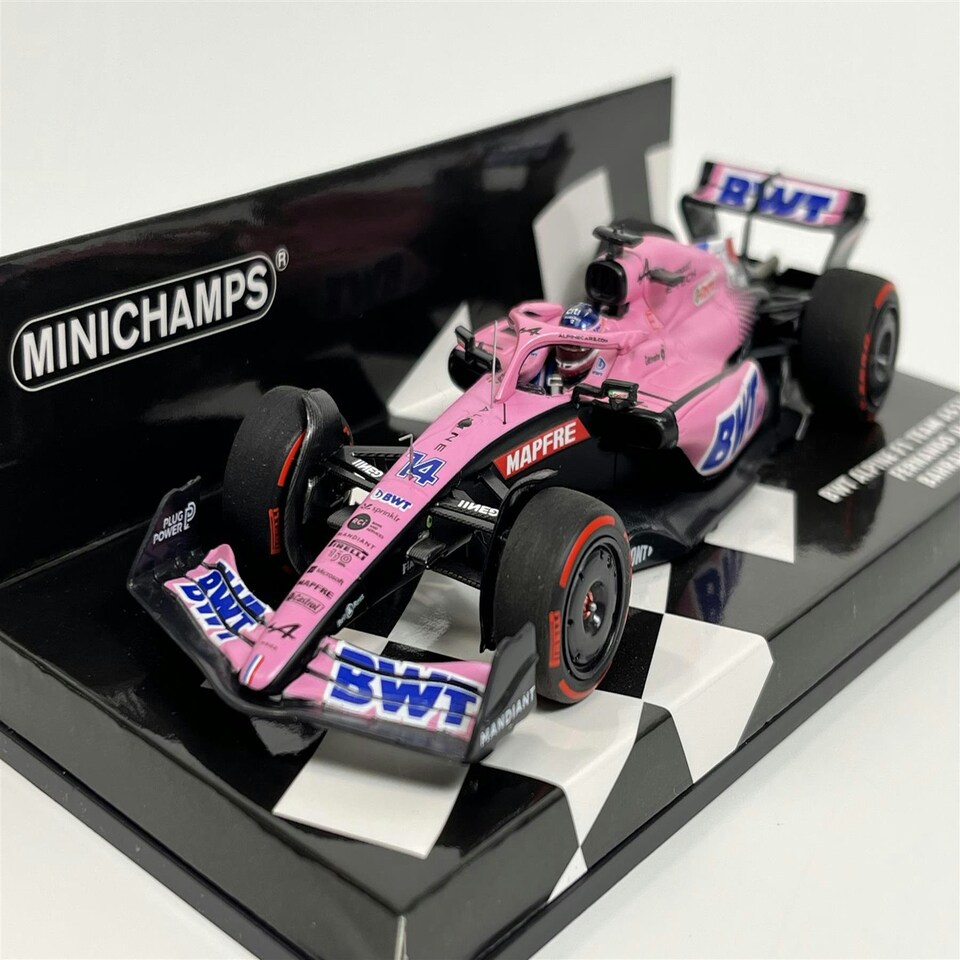 image 1 of F Alonso BWT Alpine F1 Team A522 Bahrain GP 2022 1:43 Minichamps 417220114