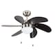 image 1 of ValueLights Typhoon 30 Inch Ceiling Fan with Light and Bulbs