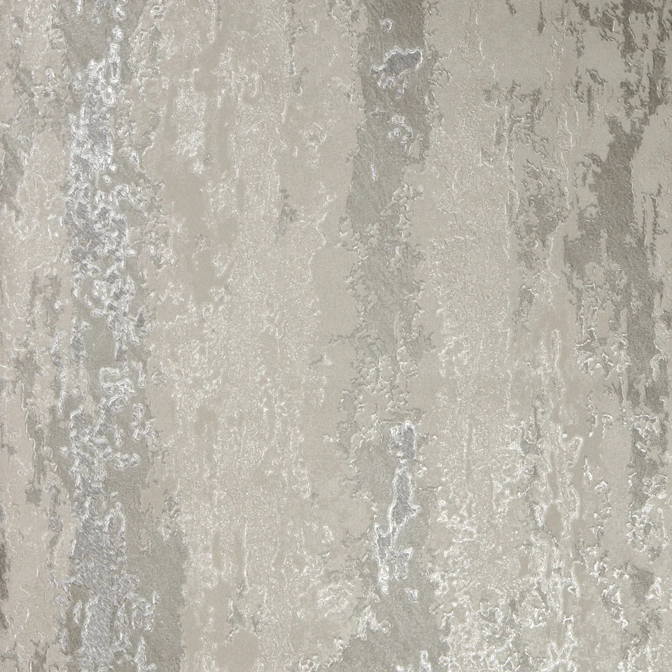 image 1 of Nova Metallic Wallpaper in Warm Grey and Silver | Grey | Warm Grey and Silver