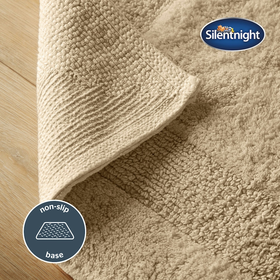 image 1 of Silentnight Supersoft Bathmat 100% Cotton BCI - Natural Cream