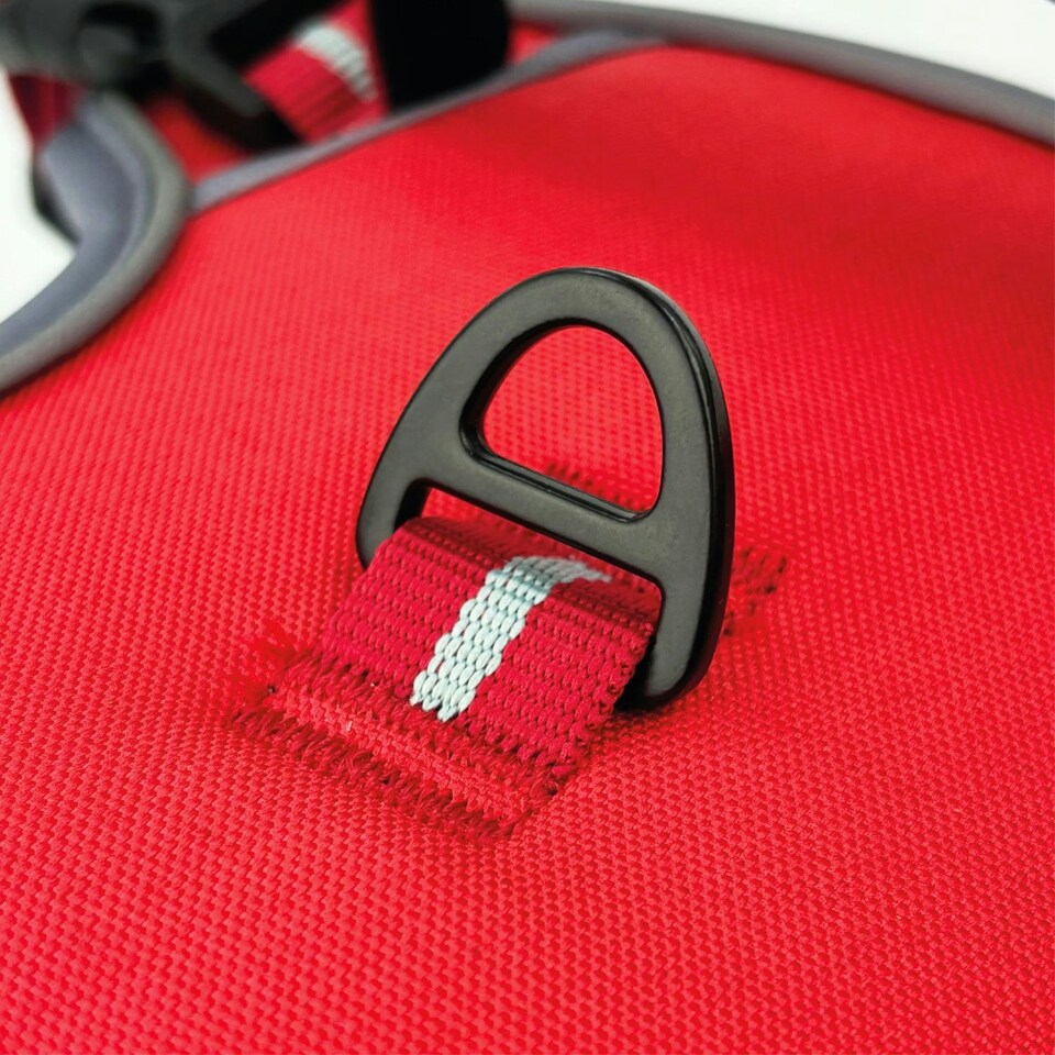 image 1 of HugglePets Activity & Travel Dog Harness Red | M