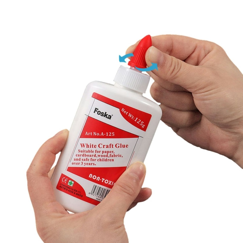 image 1 of White Glue in Flat Bottle 100g