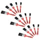 image 1 of 15pc Paint Brush No Bristle Loss Set For Painting + Decorating Soft Grip Handle
