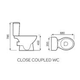 image 4 of Premium OPEN BACK Toilet Set (Islington)  - Cistern - Soft Close Seat - Includes Chrome Flush Button