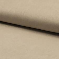 Beige Faux Suede Stretch Knit Fabric for Dressmaking, 140cm / 55" Wide - per metre