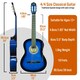 image 6 of 3rd Avenue Full Size Classical Guitar Pack Red
