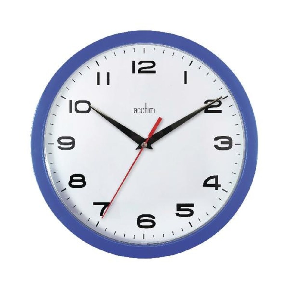 image 1 of Acctim Aylesbury Wall Clock Blue