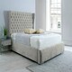 image 3 of Salva Plush Small Double Bed Frame - Silver