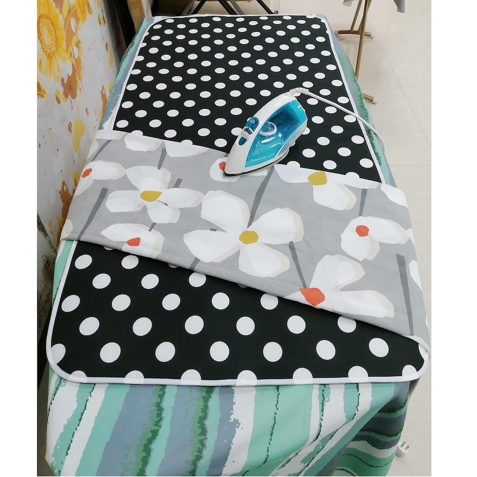 image 1 of Gr8 Home X Large Ironing Board Cover For Table Top Travel Mat Pad Blanket Holiday Caravan