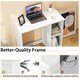 image 9 of COSTWAY Compact Computer Desk 80 x 40cm Small Writing Desk White