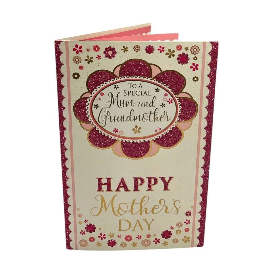 image 1 of To Special Mum and Grandmother Flower Head Design Mother's Day Boxed Card