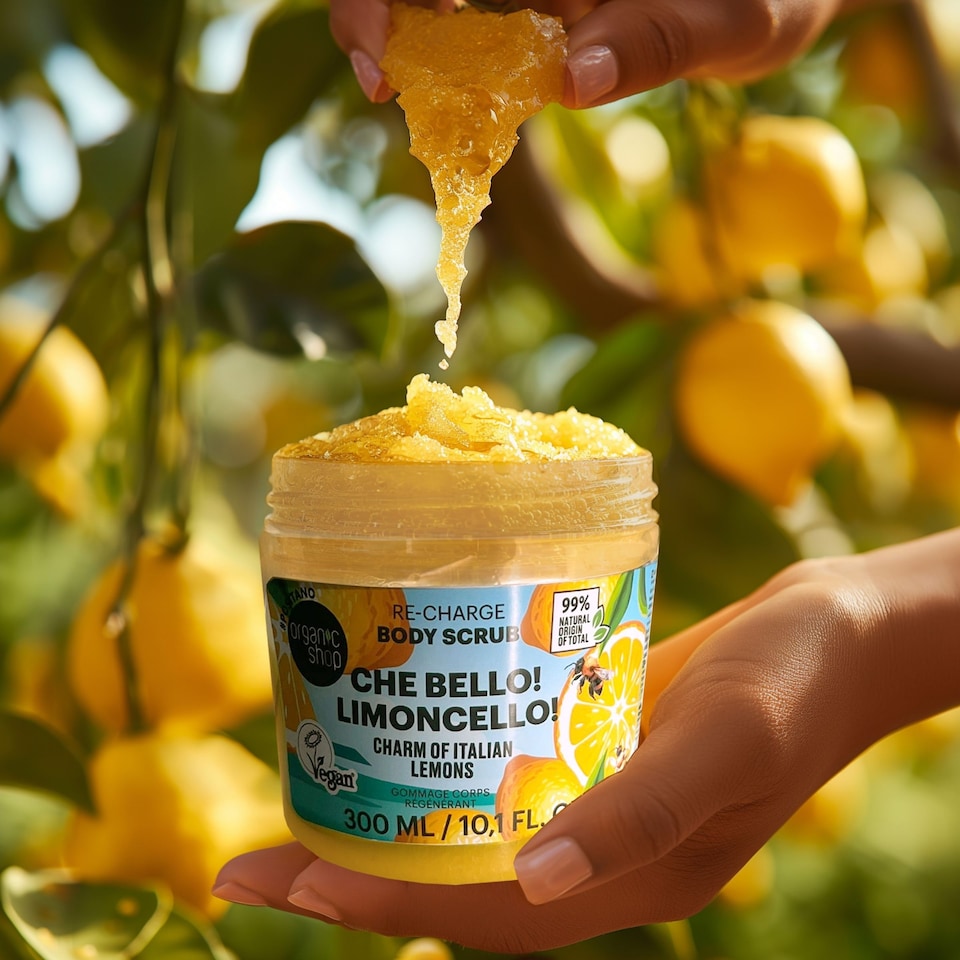 image 1 of Organic Shop CheBello Limoncello ReCharge Body Scrub, 300ml