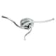 image 5 of First Choice Lighting Ara Chrome LED Flush Ceiling Light Chrome