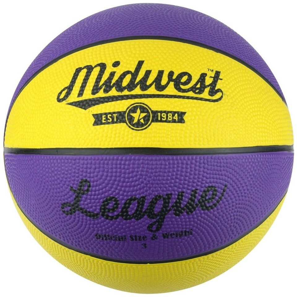 Midwest League Basketball - Yellow/Purple - 3
