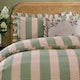 image 2 of Wylder Birdie Stripe Ruffle Single Duvet Cover Set Multi | Single