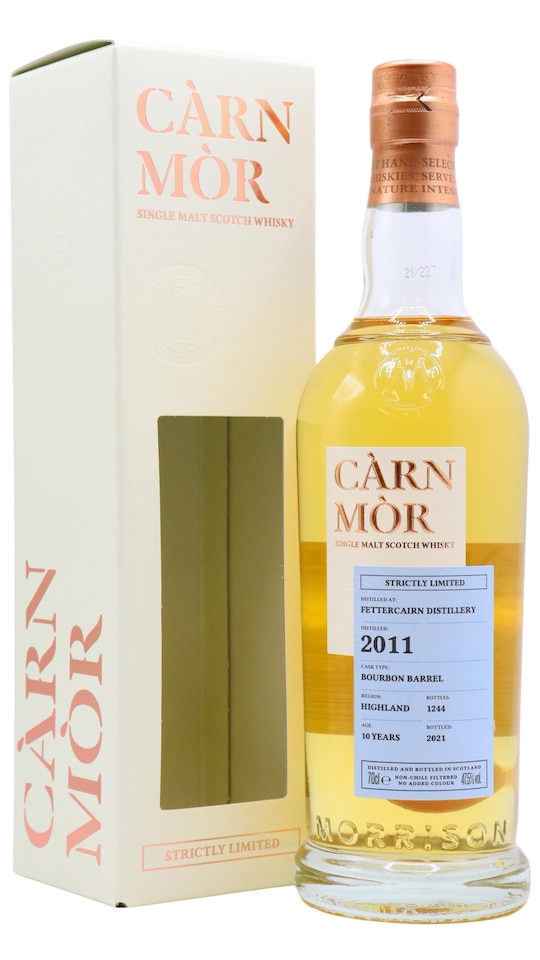 Fettercairn - Carn Mor Strictly Limited - Bourbon Cask Finish 2011 10 year old Whisky