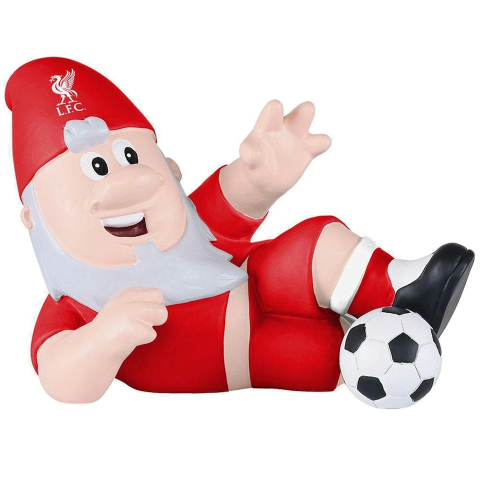 image 1 of Liverpool FC Sliding Tackle Garden Gnome - Red/White - One Size