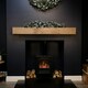 image 3 of 90cm (3ft) Frosted Glacier Christmas Swag with Pine Cones