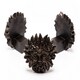 image 1 of Bronze Green Man Plant Pot Feet - Set of 3 - L5.5 x W8.5 x H8.5 cm | Brown