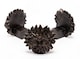 image 1 of Bronze Green Man Plant Pot Feet - Set of 3 - L5.5 x W8.5 x H8.5 cm | Brown