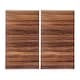 image 4 of 2 Pcs Glass Stove Cover Chopping Boards Worktop Protectors | Grey | Wood Effect | 2