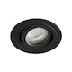 image 1 of BHS Fion Circular IP65 Tiltable Downlight | Black | Matte Black | 1