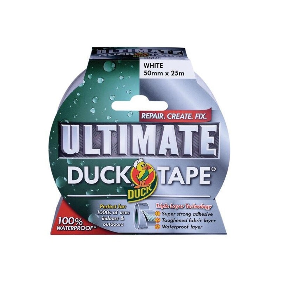 image 1 of Shurtape Duck Tape Ultimate - Multi Colour - 25m White