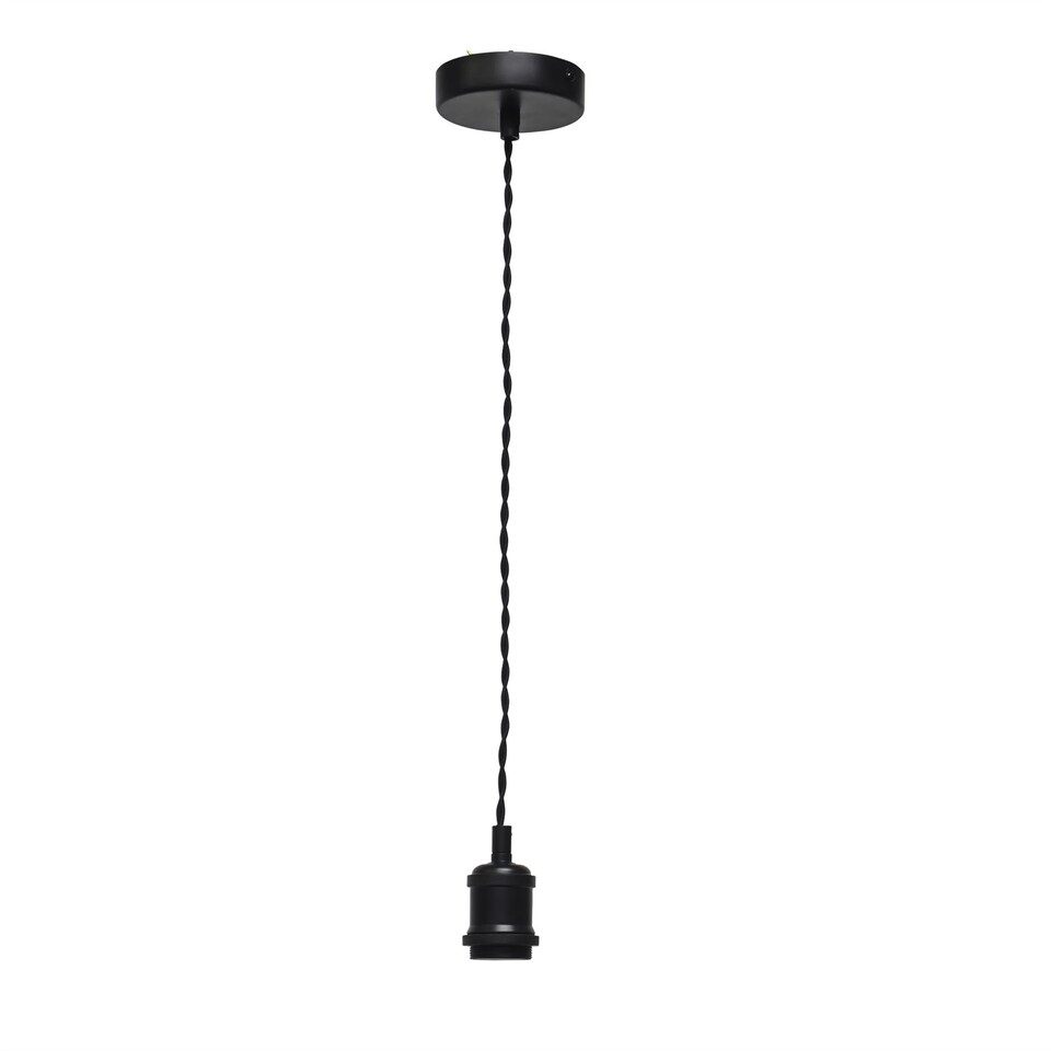image 1 of Set of 2 Flex - Black Retro Ceiling Pendant Flex Kits