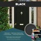 image 3 of Sadolin Superdec Satin Black 1ltr