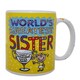 image 1 of World's Greatest Sister Novelty Coffee/Tea Mug