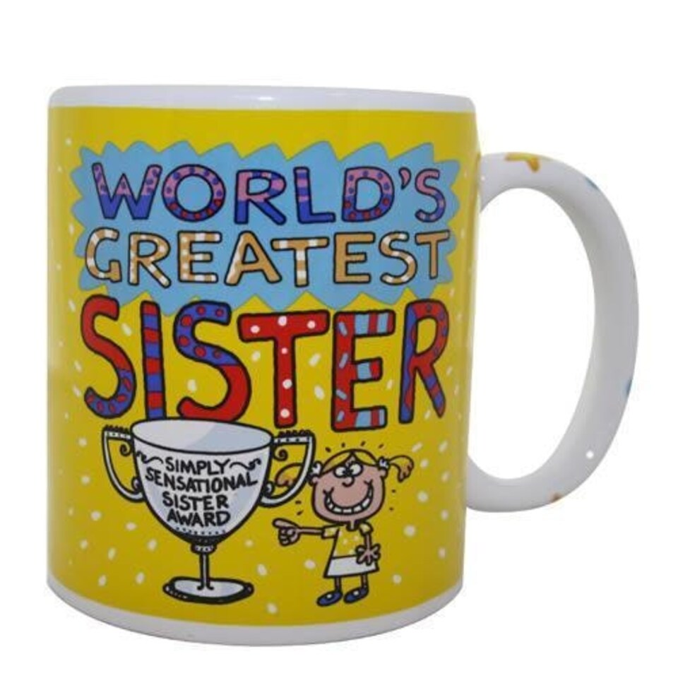 image 1 of World's Greatest Sister Novelty Coffee/Tea Mug
