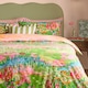 image 4 of Furn Meadow Escape Reversible Duvet Cover Set | Green | Green/Pink | Super King
