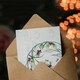 image 3 of Noritake Factory Japanese Art Card Vintage Floral Plate Design