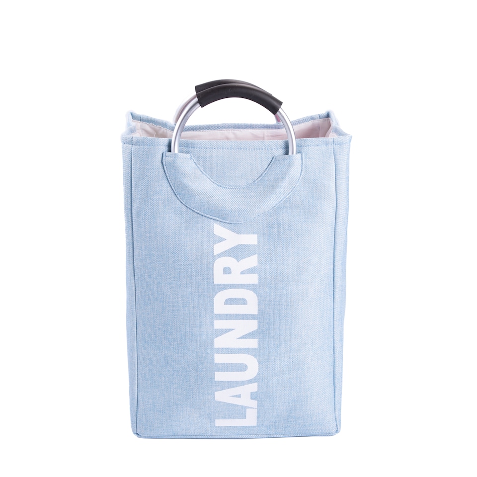 image 1 of Wickerfield Foldable Fabric Laundry Bag with Carry Handles