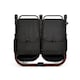 image 4 of Venus Double Stroller – Suitable from Birth to 15kgs (Approx. 3 Years), Compact, Lightweight, Foldable Twin Pushchair, Includes Rain Cover (Black)