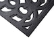 image 4 of Victorian Style Rubber Step Mat - Black