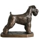 image 3 of Schnauzer Figurine On Base In Solid Cold Cast Bronze Designed By David Geenty